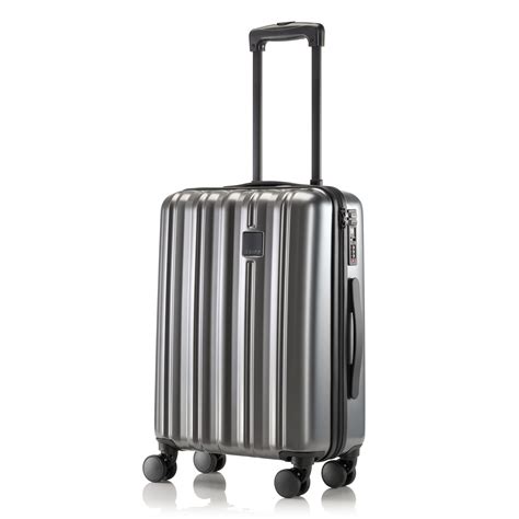 tripp retro pewter cabin case 55x37x20cm (dual wheel)